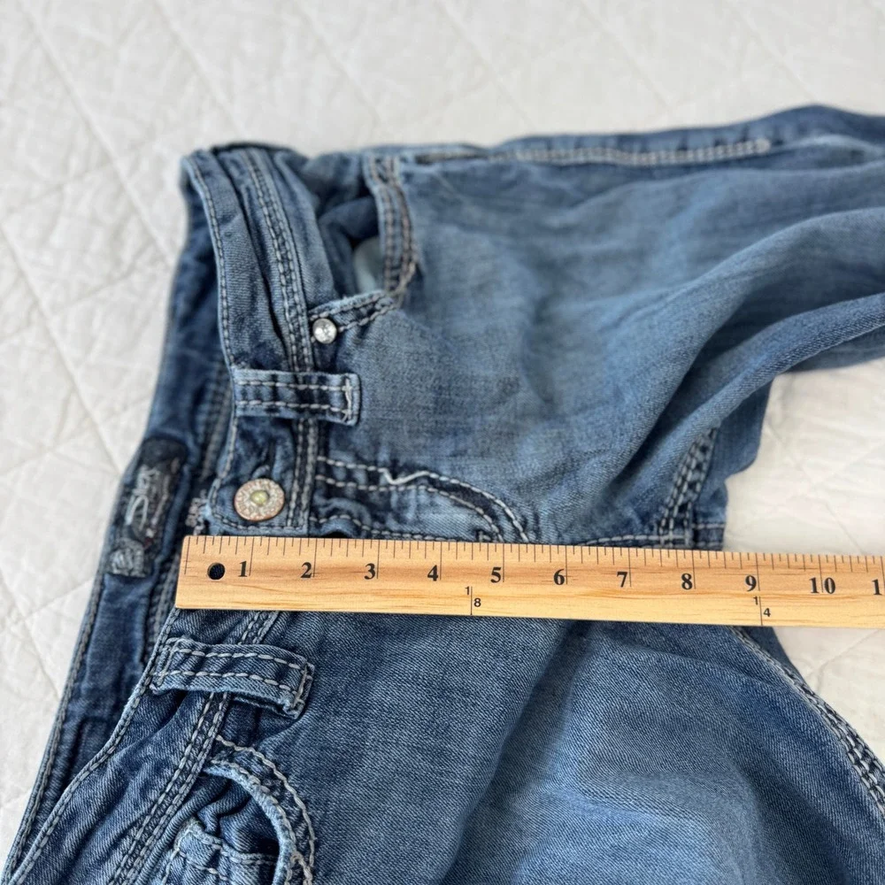 Silver Jeans Co Suki Flap 17 Bootcut‎ Jeans Medium Wash W29 L31 Thick Stitch